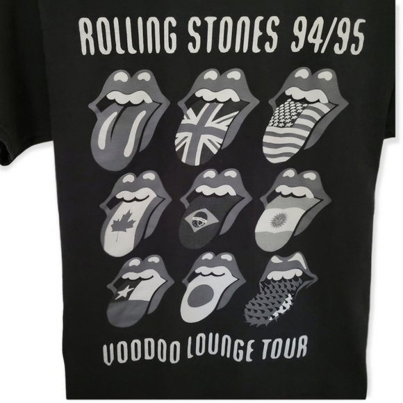Rolling Stones | Vintage Voodoo Lounge Tour Concert Band Shirt Small - Picture 4 of 5